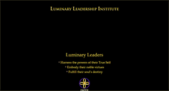 Desktop Screenshot of luminaryleadership.net